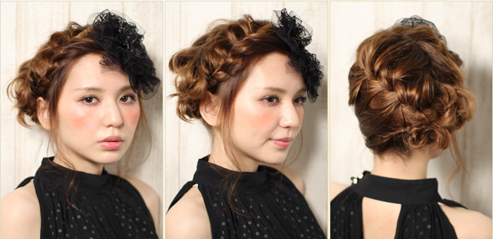 ヘアアクセで印象180 チェンジ 簡単で可愛い 時短ヘアアレンジ ぐるなびウエディングhowto