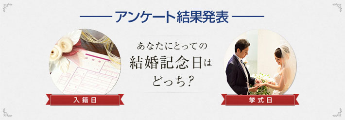 入籍日 挙式日 覚えやすい日ならいつでもok 結婚記念日 と聞いてイメージするのはいつ ぐるなびウエディングhowto