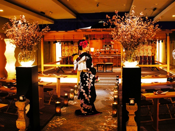 小田原　結婚式　和婚　ベルジュール　神殿　神前式