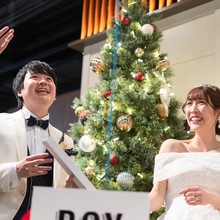 自然光がたっぷり入るナチュラルな会場。アットホームな一日を