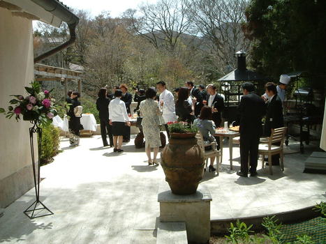 箱根　リゾートウェディング　レストラン　アルベルゴバンブー