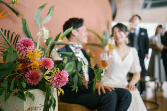 ナイトウェディングで大人な雰囲気を☆