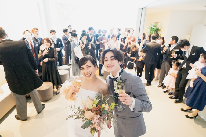 南堀江の少人数結婚式場ふたりらしい時間を描くウエディング